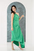 GS Party: Renee One Shoulder Pleated Dress with Cutout Details